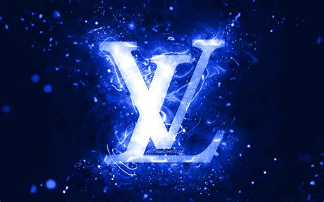 blue Louis Vuitton logo